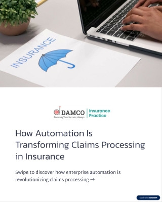 How Automation Is Transforming Claims Processing in Insurance