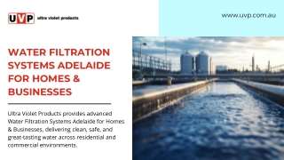 Water Filtration Systems Adelaide