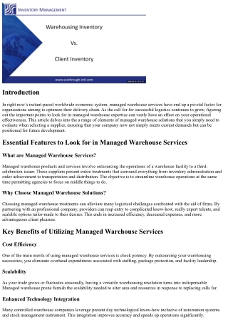 Vital Characteristics to Seek in Administered Storage Services