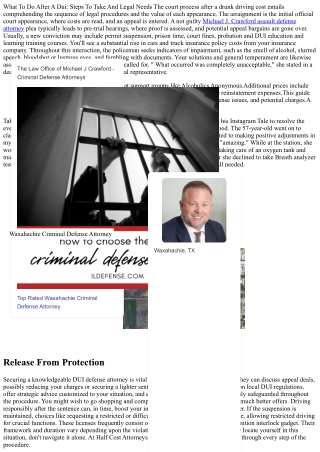 What To Do: Arrested For Dui