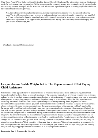 What Happens If You Do Not Pay Kid Support? Legal Repercussions And Enforcement