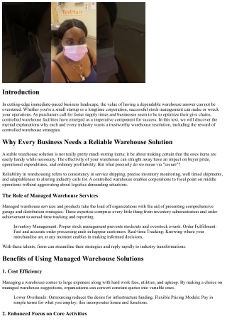 For what reason Each Company Requires one Reliable Depot Answer