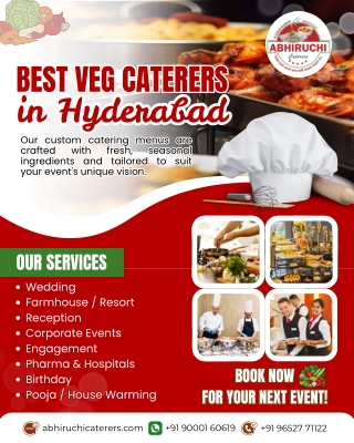 Best Veg Caterers in Hyderabad