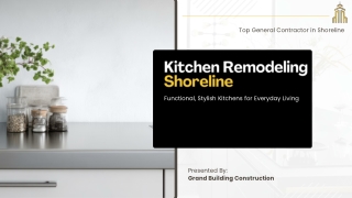 Kitchen Remodeling Shoreline