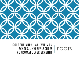 Goldene Kurkuma: Wie man echtes, unverfälschtes Kurkumapulver erkennt