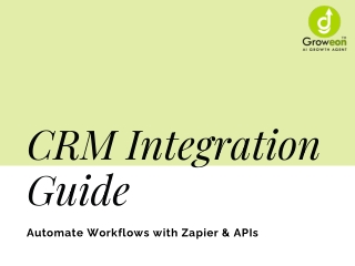Automate Workflows with Zapier & APIs