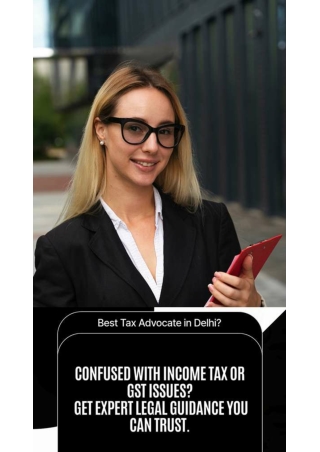 Taxation Legal Consultant Services for Income Tax and GST