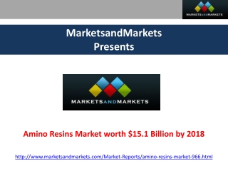 Amino Resins Market Forecasts 2018