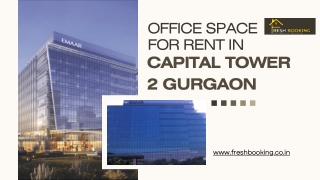 Office space for rent in capital tower 2 gurgaon