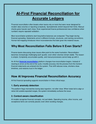 Streamline Accuracy with Financial Reconciliation