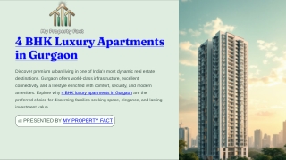 4 BHK Luxury Apartments in Gurgaon PPT  7 Dec 2025