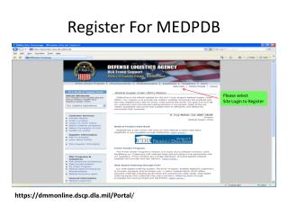 Register For MEDPDB