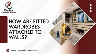 How Fitted Wardrobes Attach to Walls | Daler Kitchens