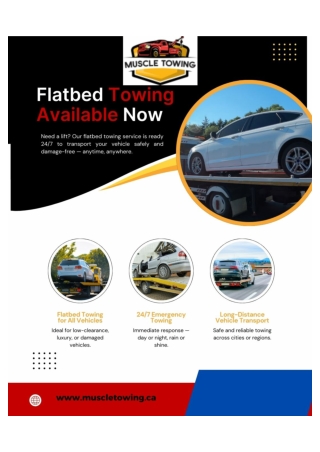 Things You Should Know Before Hiring a Flatbed Towing Service in Airdrie