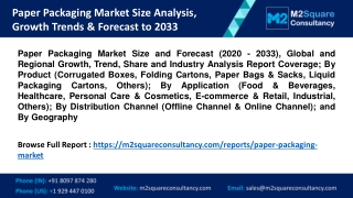 Paper Packaging Market Size Analysis, Growth Trends & Forecast to 2033