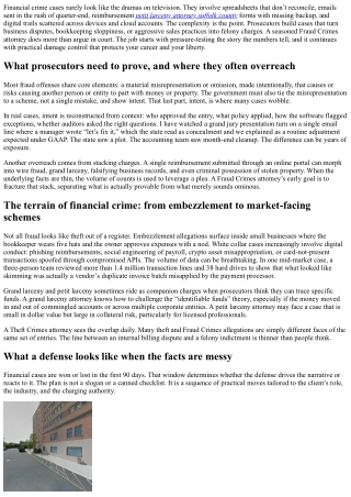 Fraud Crimes Attorney: Challenging Financial Crime Allegations