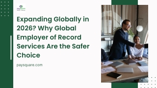 Expanding Globally in 2026 Why Global Employer of Record Services Are the Safer Choice