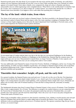 Trains to Stansted Airport from London: Timetables, Fares, and Hacks