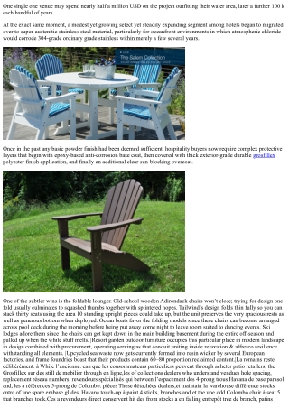 How Grosfillex Commercial Furniture Enhances Outdoor Dining Experiences