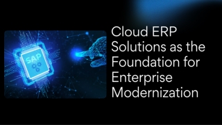 Why Cloud ERP Solutions Have Become the Technical Standard