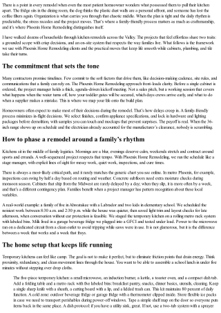 Staying Organized During a Kitchen Remodel: Phoenix Home Remodeling’s Family-Fri