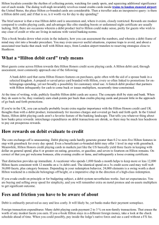 Can You Use a Hilton Debit Card? Rewards, Fees, and Travel Perks Explained