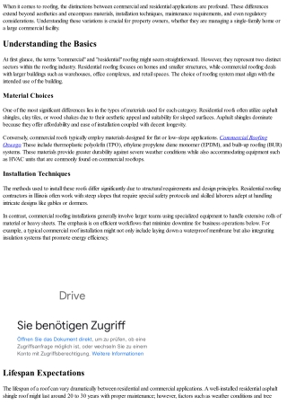 Commercial vs. Residential Roofing: Key Differences Explained by Experts