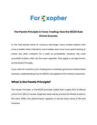 Focus on the Vital Few for Maximum Gains