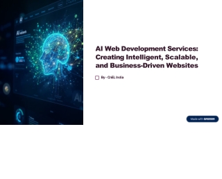 AI Web Development Services: Creating Intelligent, Scalable, and Business-Driven