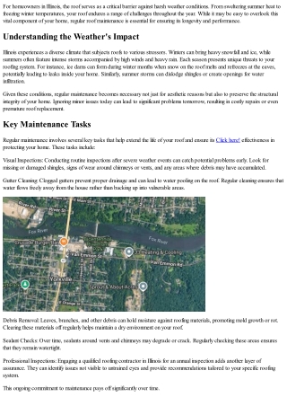 The Importance of Regular Roof Maintenance for Illinois Homeowners