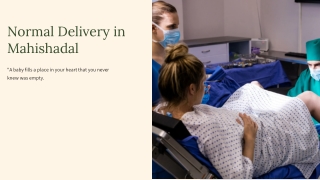 Normal Delivery in Mahishadal | Healing Touch Nursing Home