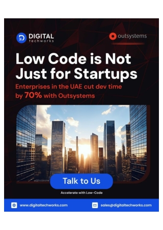 OutSystems Low Code Solutions