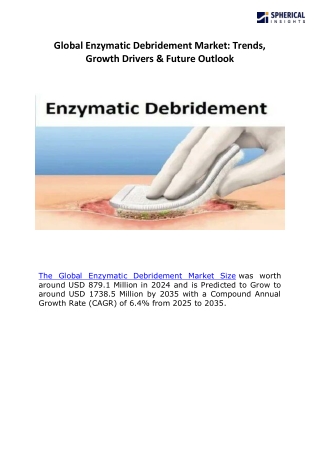 Global Enzymatic Debridement Market