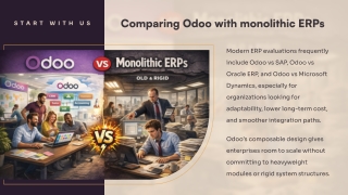 Comparing Odoo with monolithic ERPs