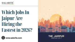 Which Jobs In Jaipur Are Hiring the Fastest in 2026