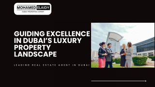 Guiding Excellence in Dubai’s Luxury Property Landscape