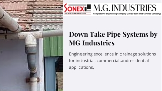 MG Industries Heavy-Duty Rainwater Downtake Pipes