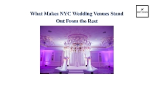 Top-Notch NYC Wedding Venues