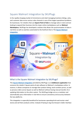Square Walmart Integration by SKUPlugs