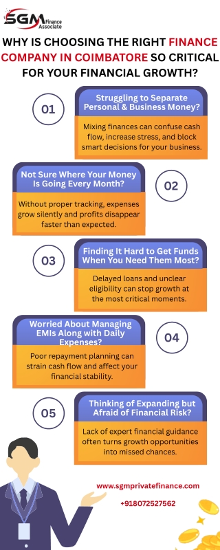Why Is Choosing the Right Finance Company in Coimbatore So Critical for Your Financial Growth