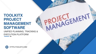 ToolkitX Project Management Software