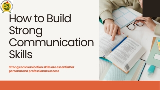 How to Build Strong Communication Skills