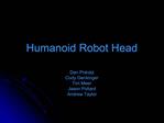Humanoid Robot Head