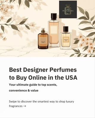 Best Designer Perfumes to Buy Online in the USA