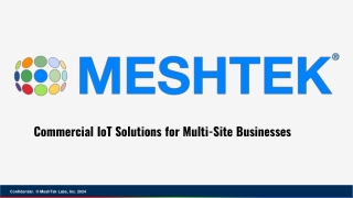 Commercial IoT Solutions for Multi-Site Businesses