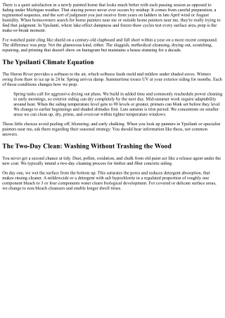 Exterior Painters in Ypsilanti: Preparation Tips That Make Paint Last