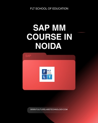 SAP MM Training Institute in Noida – Future Labs Technology