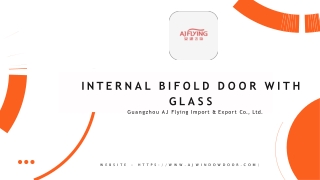 Internal Bifold Door With Glass - Ajwindowdoor.com