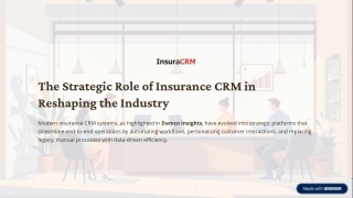 The Strategic Role of Insurance CRM in Reshaping the Industry