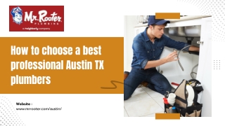 How to choose a best professional Austin TX plumbers